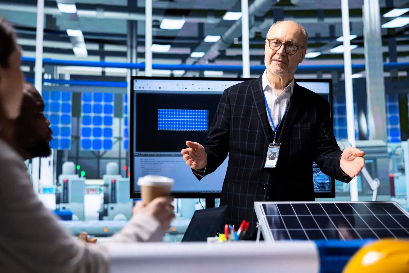 Laboratorio de taller probando nuevas señales education